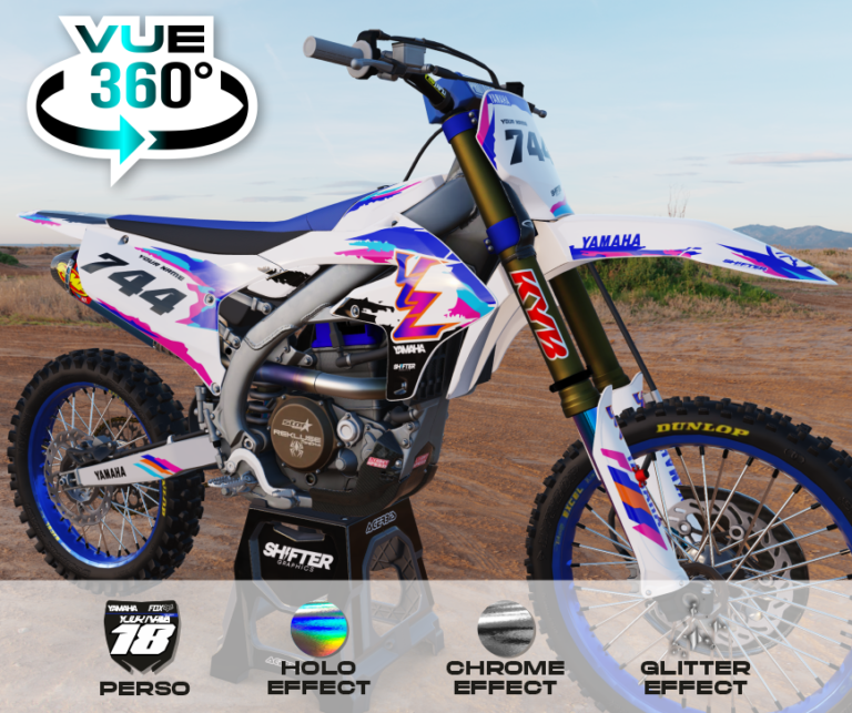 KIT DÉCO Motocross YAMAHA RETRO 93 3D