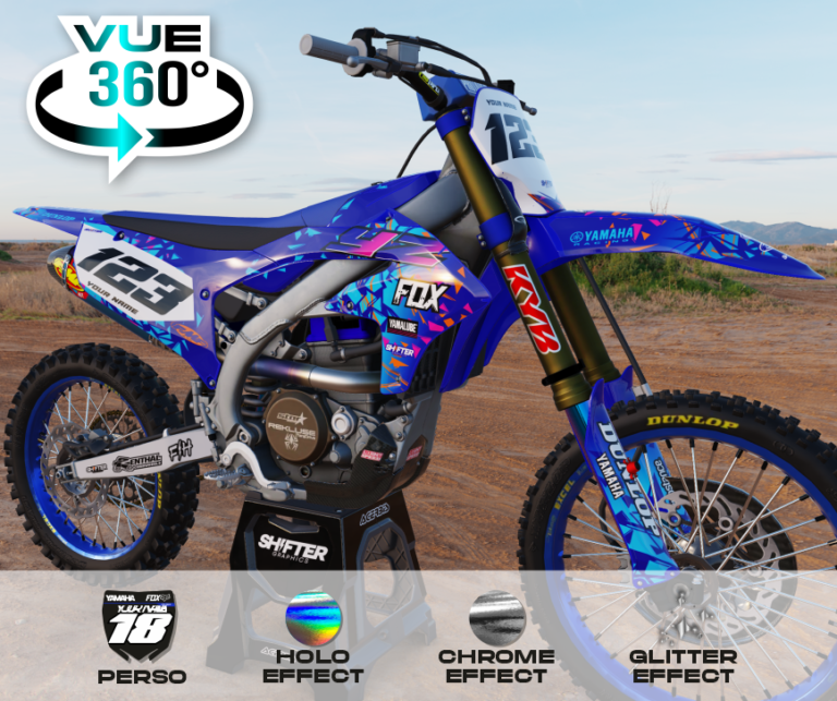 KIT DÉCO Motocross YAMAHA SPARKS OCEAN 3D